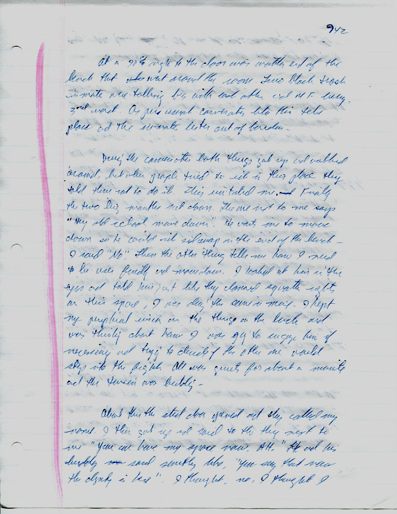 Dr John WorldPeace 2008 Prison Journal